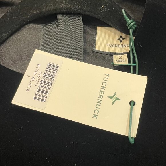 New Tuckernuck Haley Velvet Tailored Mini Dress Black 2, XS - Picture 5 of 8